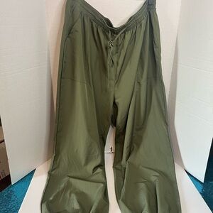 YX Curve Women’s Joggers 4XL Army Green Pull-On Elastic Waist